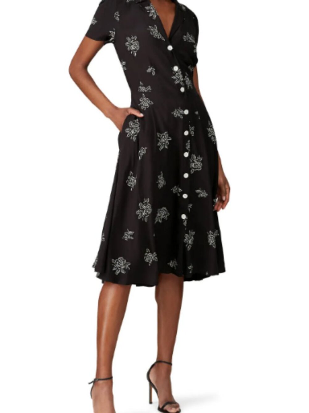 Polo by Ralph Lauren Hampton Floral Midi dress Size 2